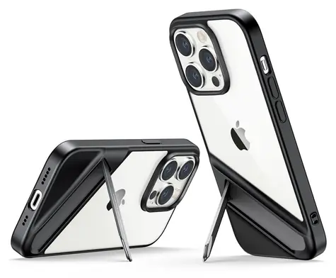 Ugreen LP635 černá / Pouzdro se stojánkem / Apple iPhone 14 Pro / Tvrzený kryt