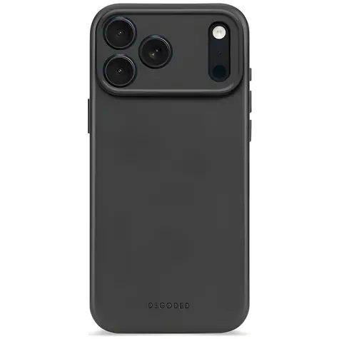 Decoded Leather Backcover pro Apple iPhone 17 Pro Max černá / Kryt na mobilní telefon / kožený / MagSafe