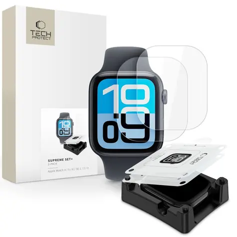 Tech-Protect Supreme Set+ / Ochranná hydrogelová fólie / Apple Watch 40 mm / 2 ks v balení