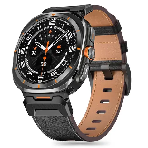 Tech-Protect Delta Pro černá / Řemínek / Samsung Galaxy Watch Ultra 47 mm / kožený
