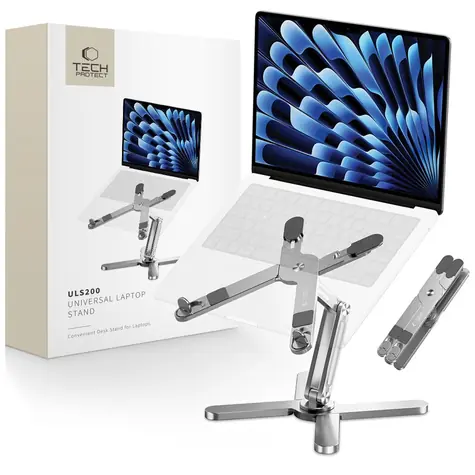 Tech-Protect ULS200 stříbrná / Stojan pro notebook / do 16