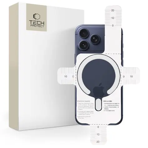 Tech-Protect MMP-200 bílá / Magnetický kroužek MagSafe / univerzální