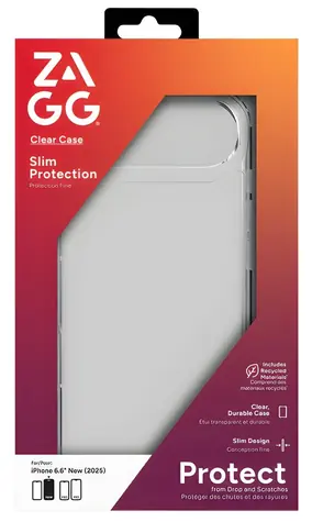 ZAGG TPU kryt průhledný / Kryt / Apple iPhone 17 Air / TPU