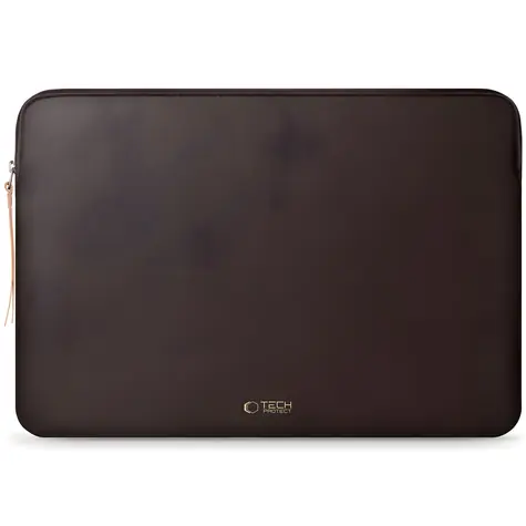 Tech-Protect Fleece hnědá / Pouzdro pro notebook / 13-14