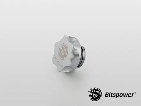 BitsPower Prémiová těsnicí zátka G1/4 stříbrná lesklá / Těsnicí zátka / G1/4 palce