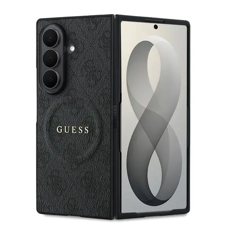 Guess PU Leather 4G Magnetic černá / Zadní kryt / Samsung Galaxy Z Fold 8 Ultra