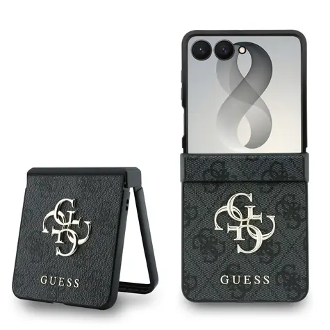 Guess PU 4G Metal Logo šedá / Zadní kryt / Samsung Galaxy Z Flip8