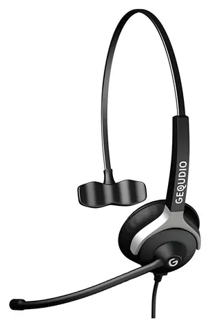 GEQUDIO Headset pro Cisco telefony černý / Náhlavní souprava / Jednostranné sluchátko / Kabelové / Mikrofon Boom