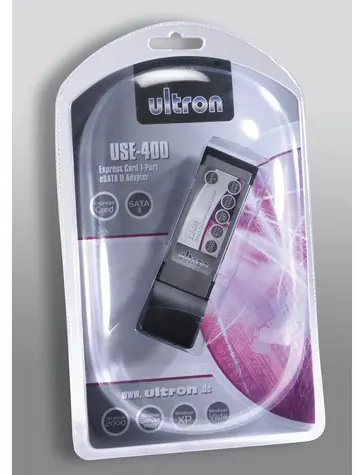 Ultron USE-400 / Express card / 1x eSATA / ExpressCard 34 / Hot-Plug / 3 Gbit/s