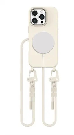 Tech-Protect MagNecklace Latte / Kryt / Apple iPhone 16 Pro Max / MagSafe / poutko na krk