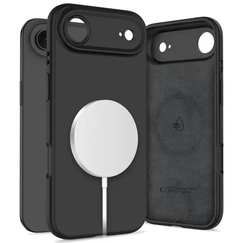 Tech-Protect Silicone MagSafe iPhone 17 Air černá / Kryt / MagSafe / Silikon