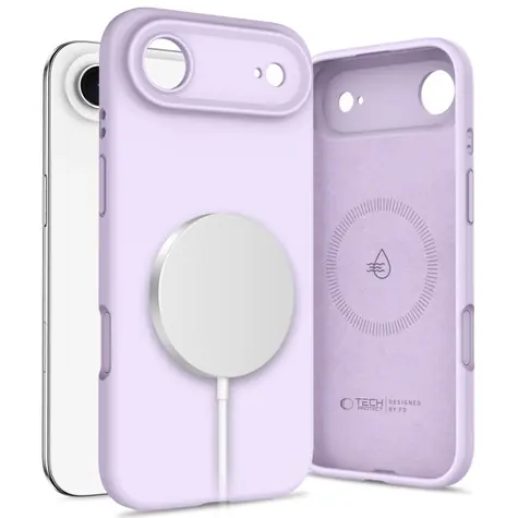 Tech-Protect Silicone MagSafe Mauve / Kryt / Apple iPhone 17 Air / MagSafe / Silikon
