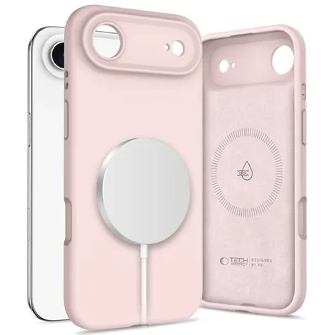 Tech-Protect Silicone MagSafe iPhone 17 Air růžová perleť / Kryt / MagSafe / Silikon