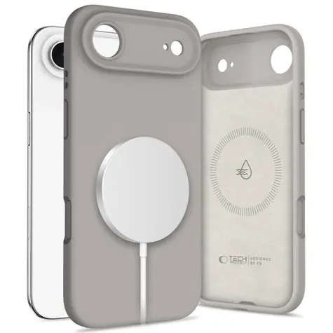 Tech-Protect Silicone MagSafe iPhone 17 Air šedá / Kryt / MagSafe / Silikon