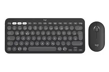 Logitech Pebble 2 Combo for Mac Tonal / Sada klávesnice a myši / Bezdrátová / Bluetooth / DE layout