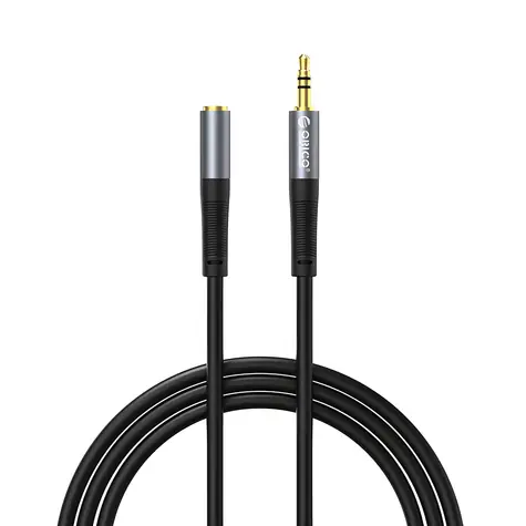 Orico AXF-50 černá / Audio kabel / Jack 3,5mm (M) - Jack 3,5mm (F) / 5 m