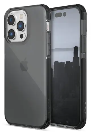 Raptic X-Doria Clear Case šedá / Kryt / Apple iPhone 14 Pro / průhledný / odolný