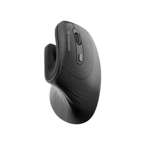 Wozinsky WWM-1076 černá / Bezdrátová vertikální ergonomická myš / optická / 3600 DPI
