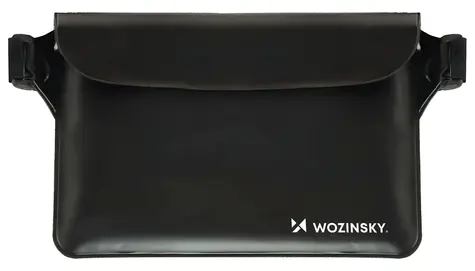 Wozinsky WWS-01 černá / Voděodolná ledvinka / PVC