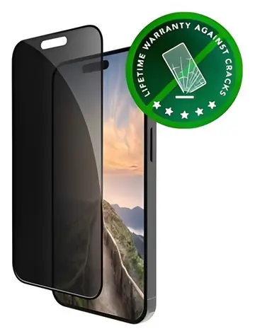 dbramante1928 Eco-shield černá / Ochrana obrazovky / bezpečnostní filtr / pro Apple iPhone