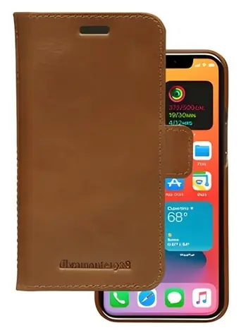dbramante1928 Lynge bronz / Pouzdro s klopou / kůže full-grain / pro Apple iPhone 12 mini