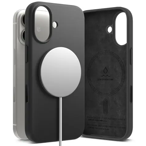 Ringke Silicone Magnetic fialová / Silikonový kryt / iPhone 17 / MagSafe