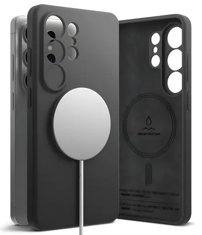 Ringke Silicone MagSafe černá / Kryt / Samsung Galaxy S26 Ultra / Silikon