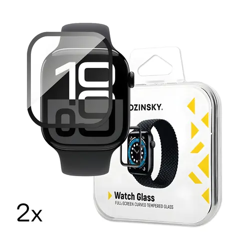 Wozinsky Tvrzené sklo pro Apple Watch 42mm (2 ks) / Ochranné sklo / Full Glue