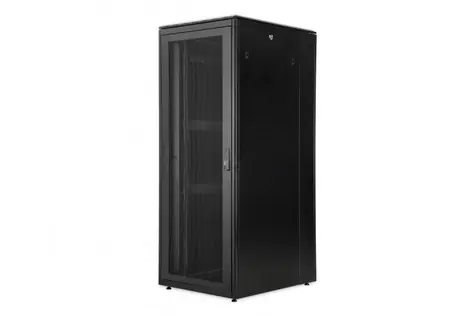 Digitus Unique 42U černá / Rozvaděč / 2053x800x1000 mm / Nosnost 1200 kg / Plné dveře / IP20
