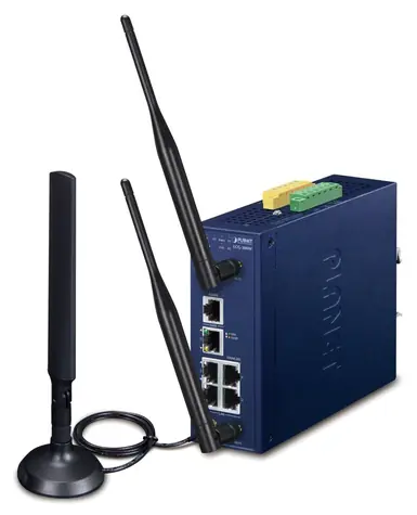 Planet LCG-300W / IoT LoRaWAN brána / 5x LAN 1Gb / WiFi 802.11ax 2,4+5GHz / DIN / IP30 / -40/+75°C / 9-54VDC