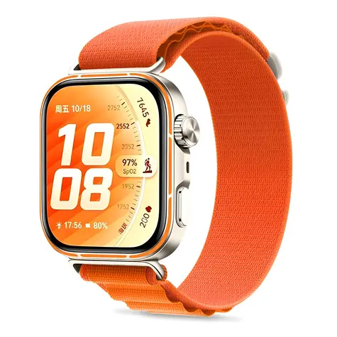 Tech-Protect Nylon Pro Strap oranžová / Řemínek / pro Huawei Watch Fit 3/4/4 Pro/5/5 Pro