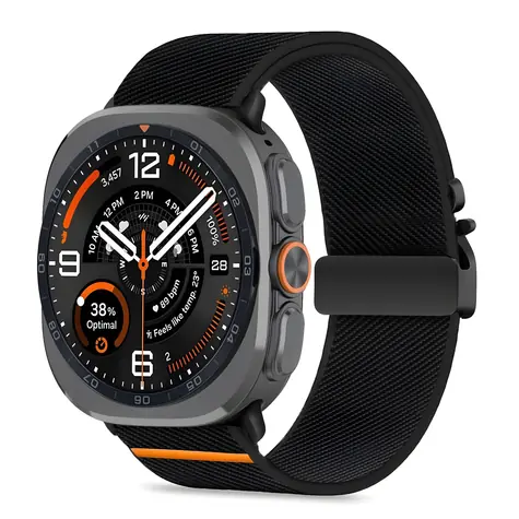 Tech-Protect Nylon Clasp černá / Řemínek pro Samsung Galaxy Watch Ultra / 47 mm / Nylon