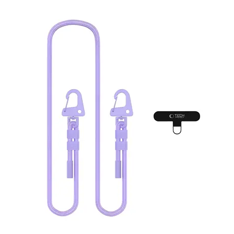 Tech-Protect C5SD Rope levandulová / Popruh na telefon / Crossbody
