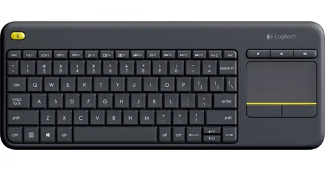 Logitech K400+ Dark / Bezdrátová klávesnice s touchpadem / CH layout / 2.4 GHz