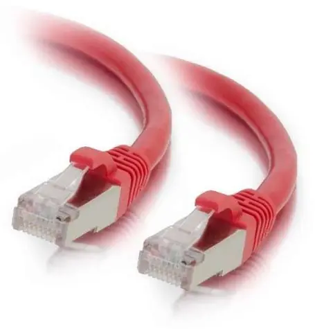 Mercodan Cat6a S/FTP 3m červená / Patch kabel / RJ-45 / LSZH