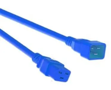 Mercodan C20-C19 modrá / Napájecí prodlužovací kabel