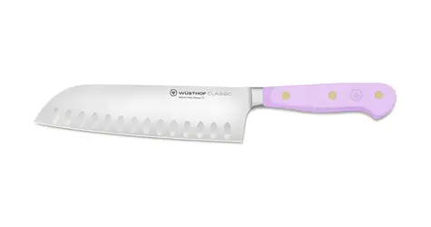 Wüsthof Classic Colour Purple Yam / Nůž santoku / Duté výbrusy / Čepel 17 cm / Ocel X50CrMoV15