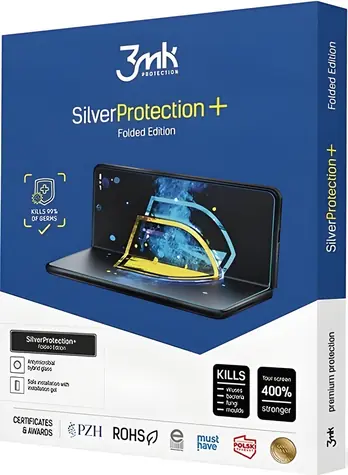 3mk SilverProtection+ Motorola Razr 40 Ultra / Ochranná fólie / Folded Edition / Antimikrobiální / Mokrá instalace