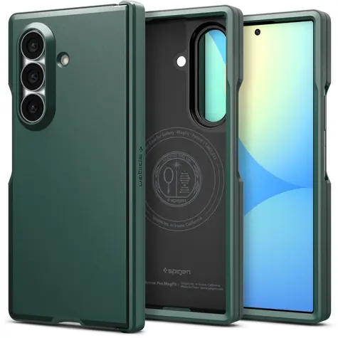 Spigen Tough Armor Pro tmavě zelená / Ochranný kryt / pro Samsung Galaxy Z Fold8 Ultra / MagSafe