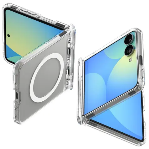 Spigen Ultra Hybrid Pro MagSafe pro Samsung Galaxy Z Flip8 čirá/bílá / Ochranný kryt / vestavěné magnety