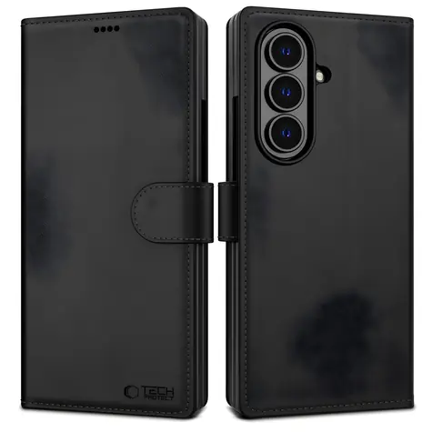 Tech-Protect Wallet černá / Peněženkové pouzdro pro Samsung Galaxy Z Fold8 Ultra