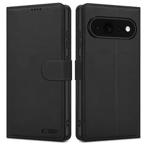 Tech-Protect Wallet Case pro Google Pixel Pro XL matná černá / Peněženkové pouzdro
