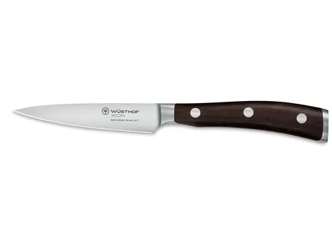 Wüsthof IKON Nůž špikovací 9 cm / Špikovací nůž / Rukojeť Grenadill / Trojitě nýtovaná rukojeť