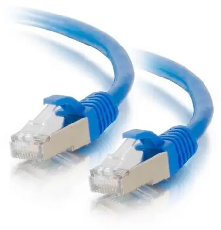 Mercodan Cat6a S/FTP 3m modrá / Patch kabel / S/FTP / Cat6a