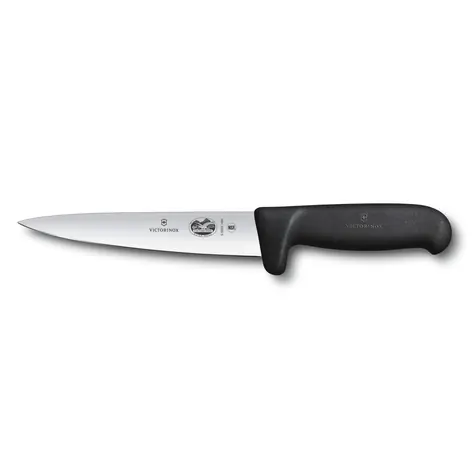 VICTORINOX Vykrvovací nůž Fibrox černá / 16 cm