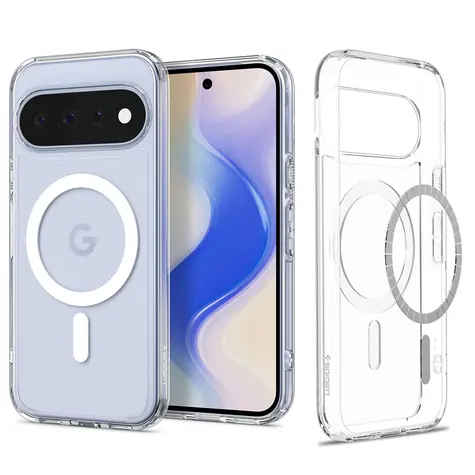 Spigen Ultra Hybrid MagSafe clear white / Ochranný kryt / Google Pixel 11 / TPU+PC