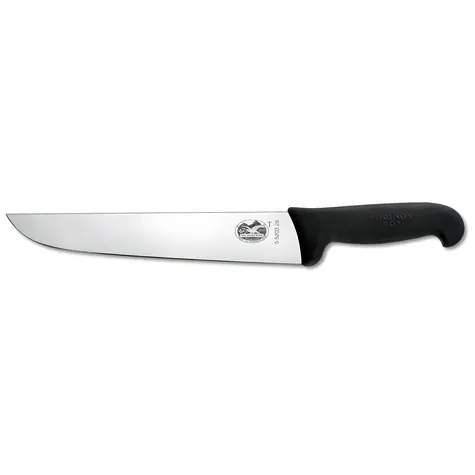 Victorinox Fibrox černá / Řeznický nůž / 16 cm / protiskluzová rukojeť / do myčky
