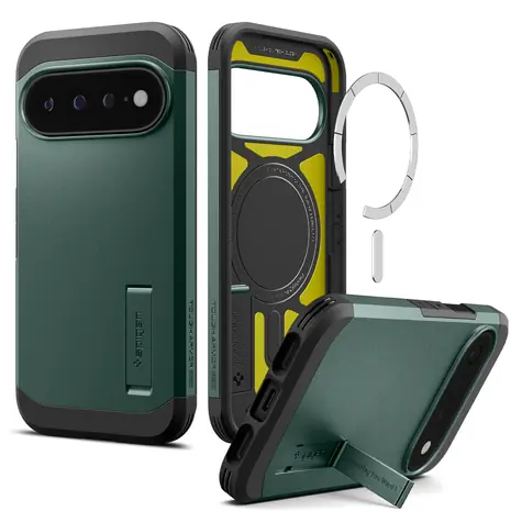 Spigen Tough Armor MagSafe abyss green / Ochranný kryt / Google Pixel 11 Pro XL / MagFit