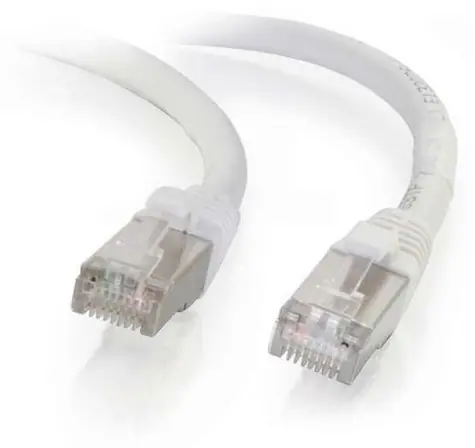 Mercodan Cat6A S/FTP bílá / Patch kabel / 0,25 m / RJ-45