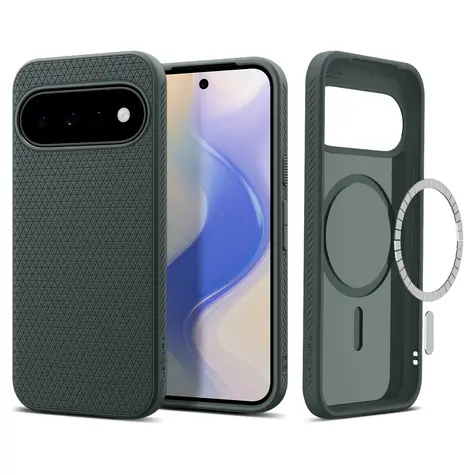 Spigen Liquid Air MagSafe abyss green / Ochranný kryt / Google Pixel 11 / MagSafe